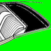 Convertible top well liner for old antique classic and vintage cars