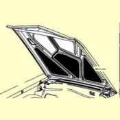 Hood insulation pad and kit for old antique classic and vintage cars